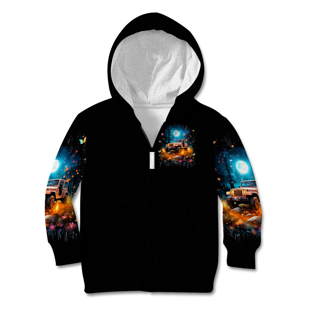 Forest Jeep Kid Hoodie Hello Darkness My Old Friend