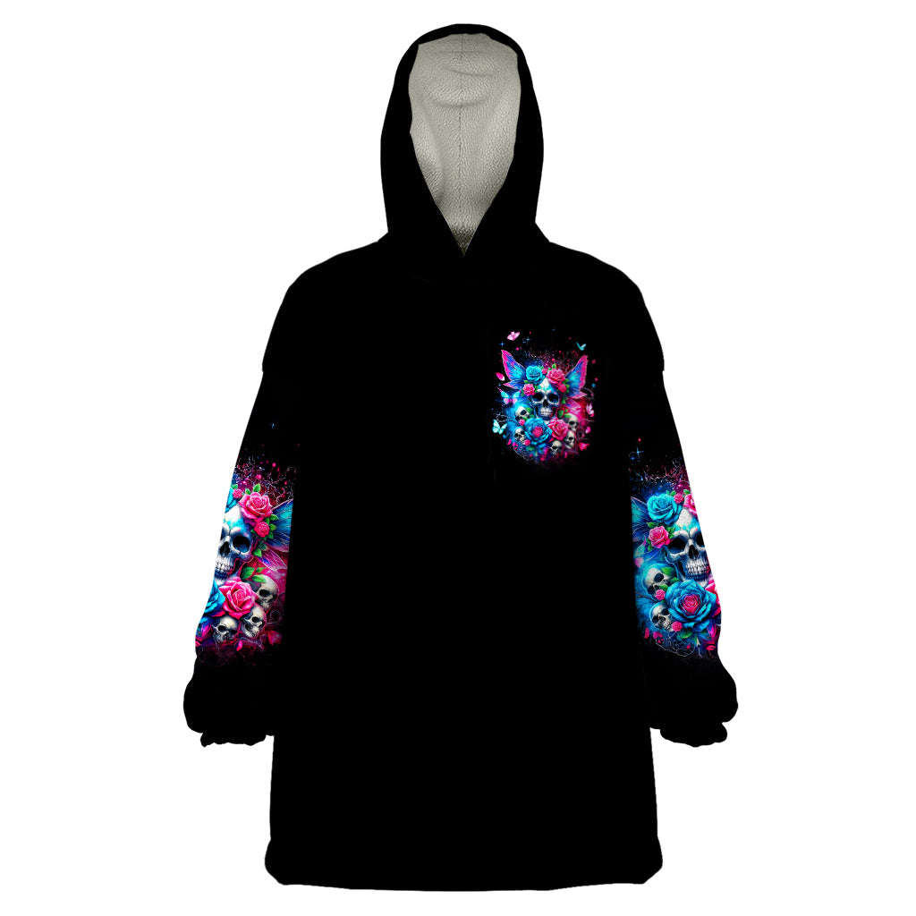 Fairy Skull Wearable Blanket Hoodie Let Karma Handle Their Fate