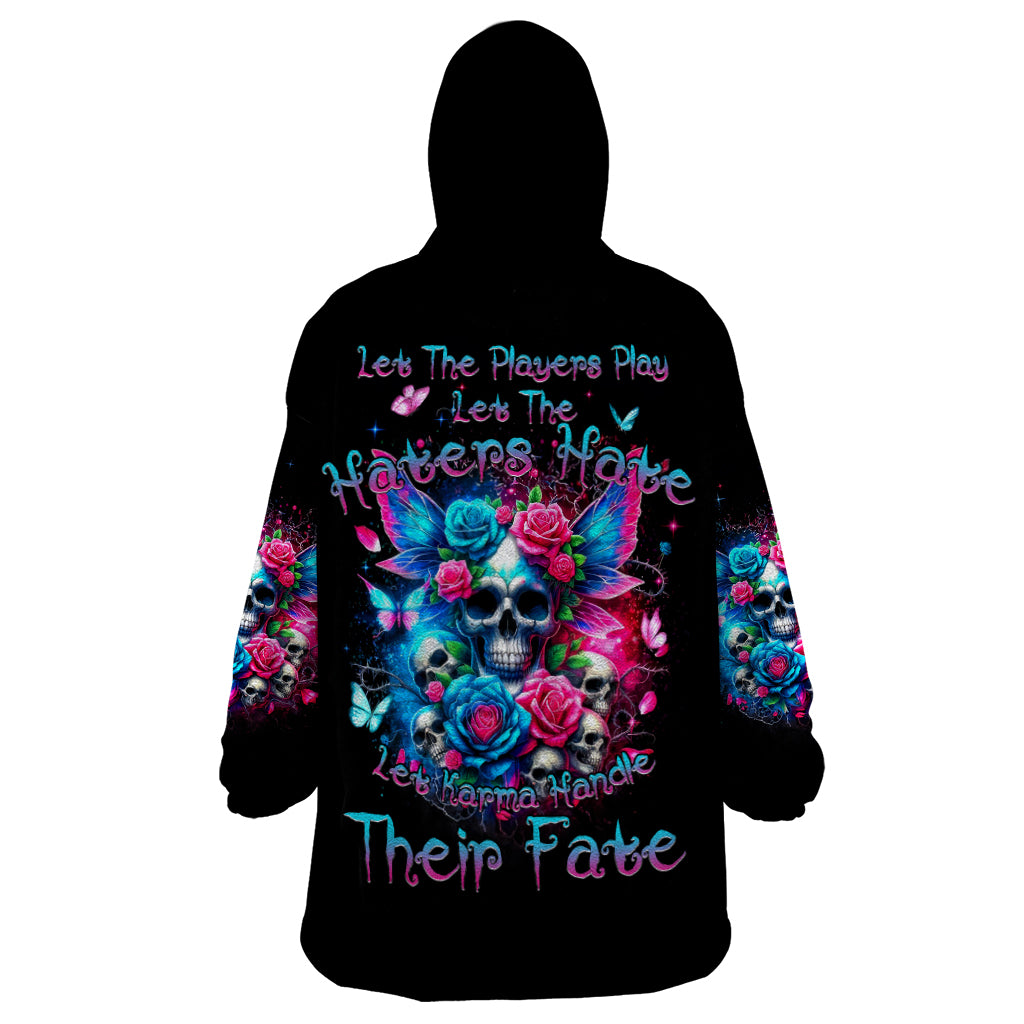 Fairy Skull Wearable Blanket Hoodie Let Karma Handle Their Fate