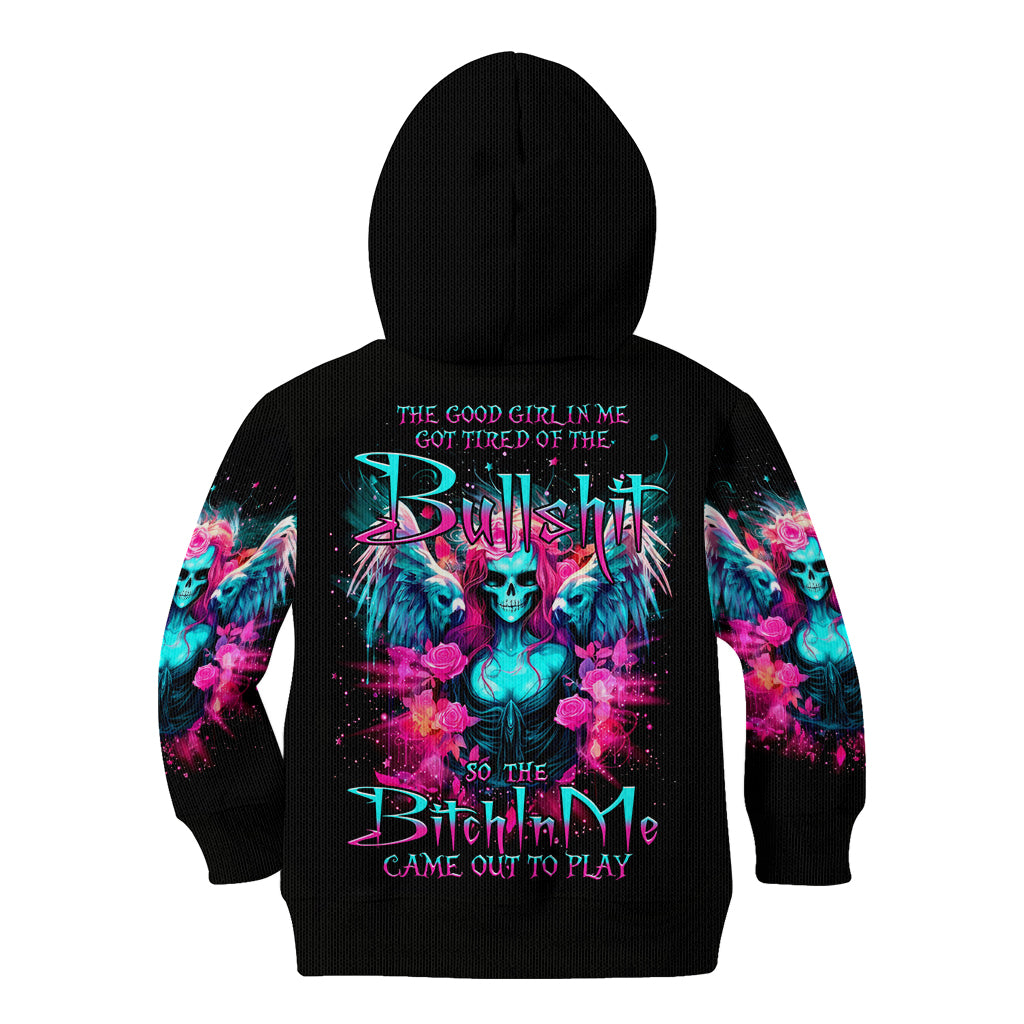 Witch Skull Kid Hoodie The Good Girl In Me Got Tired Of The Bullshit