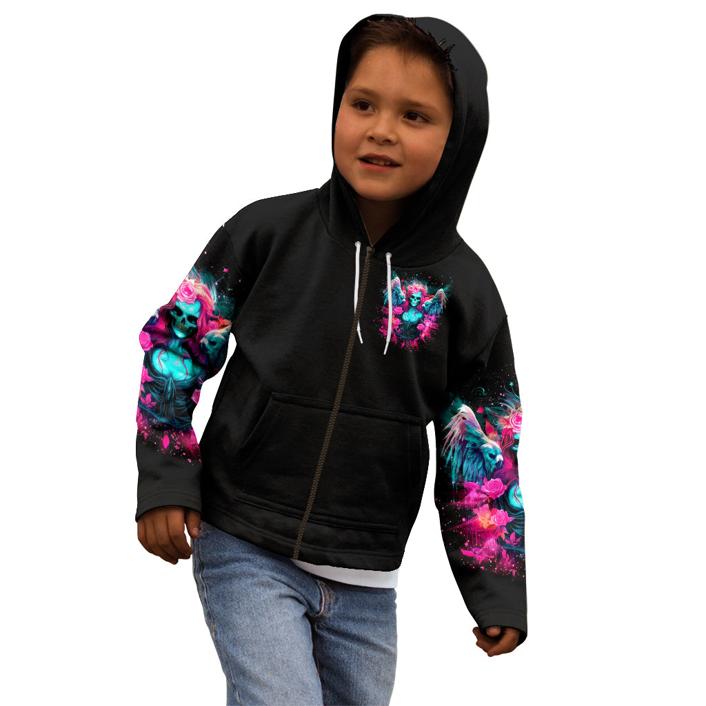 Witch Skull Kid Hoodie The Good Girl In Me Got Tired Of The Bullshit