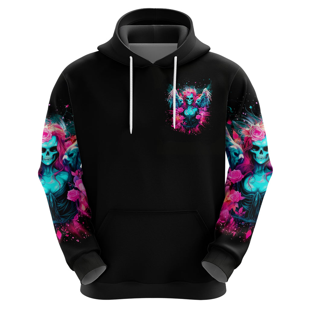Witch Skull Zip Hoodie The Good Girl In Me Got Tired Of The Bullshit