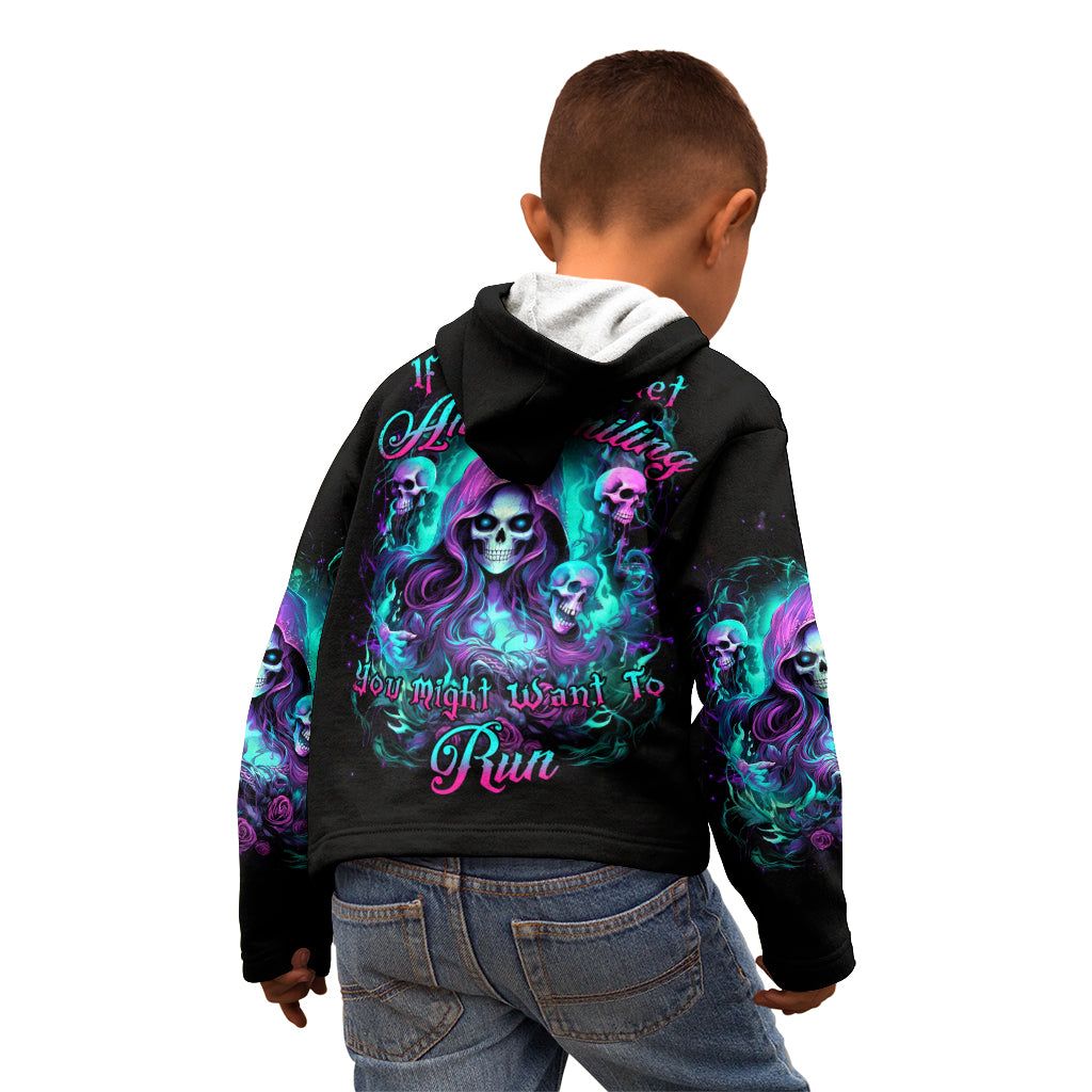 Witch Skull Kid Hoodie If I'm Too Quiet And Smiling You Might Want To Run