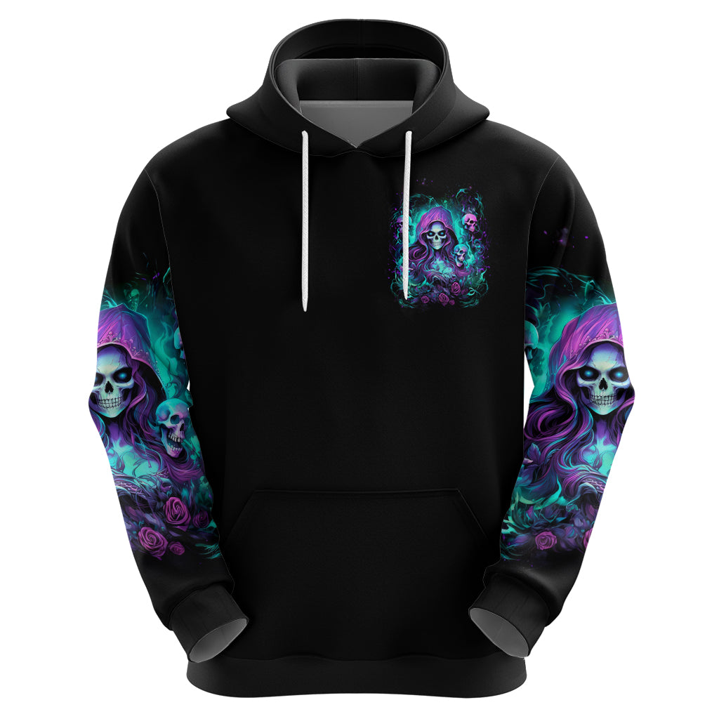 Witch Skull Zip Hoodie If I'm Too Quiet And Smiling You Might Want To Run
