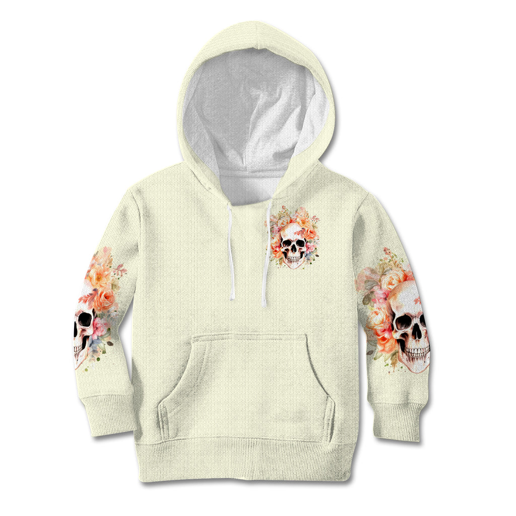 Rose Skull Kid Hoodie The Good Girl In Me Got Tired Of The Bullshit