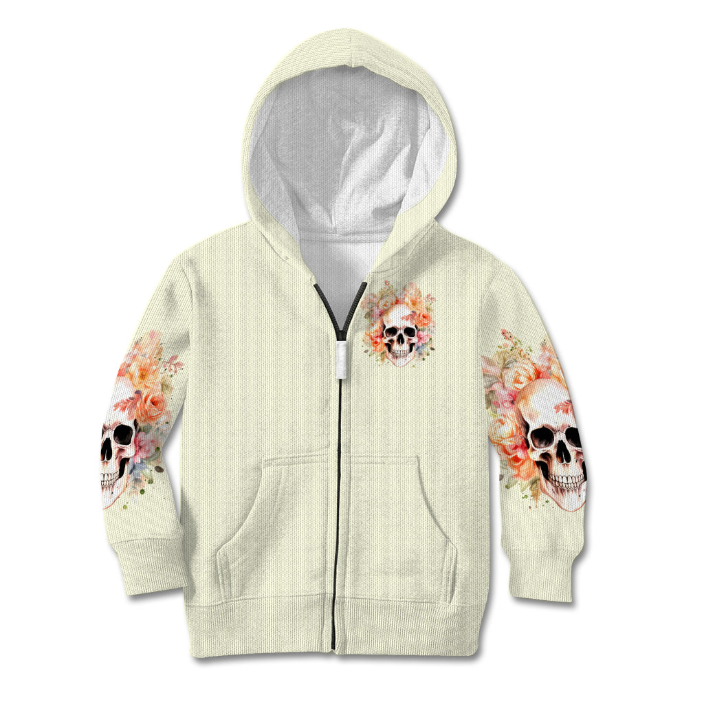Rose Skull Kid Hoodie The Good Girl In Me Got Tired Of The Bullshit