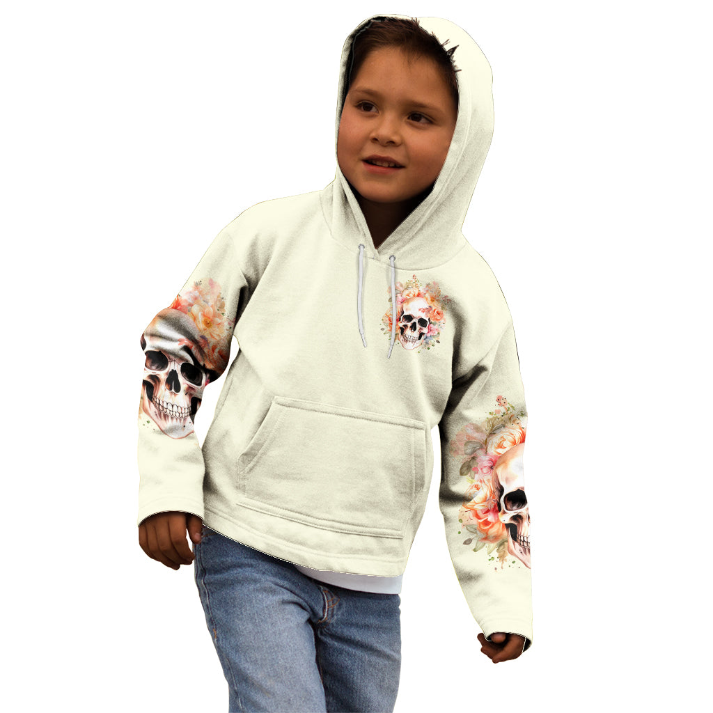 Rose Skull Kid Hoodie The Good Girl In Me Got Tired Of The Bullshit
