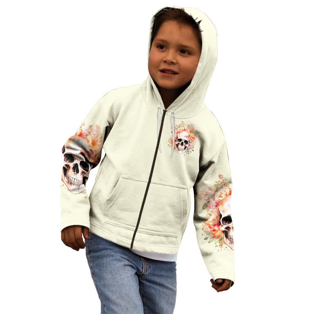 Rose Skull Kid Hoodie The Good Girl In Me Got Tired Of The Bullshit