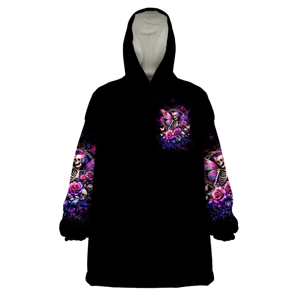 Fairy Skull Wearable Blanket Hoodie Let Karma Handle Their Fate