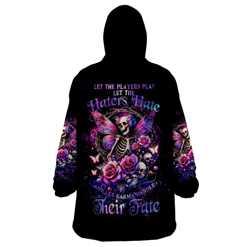 Fairy Skull Wearable Blanket Hoodie Let Karma Handle Their Fate