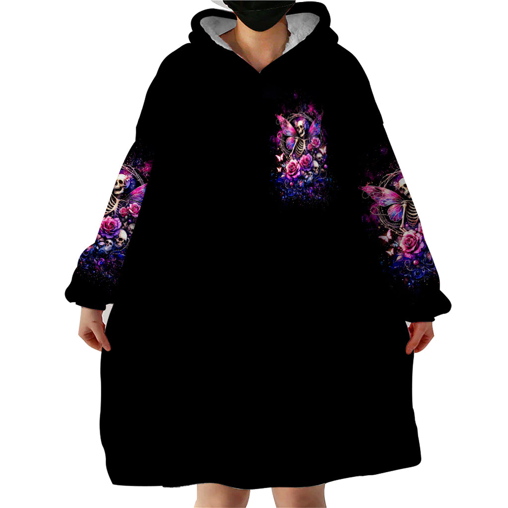 Fairy Skull Wearable Blanket Hoodie Let Karma Handle Their Fate