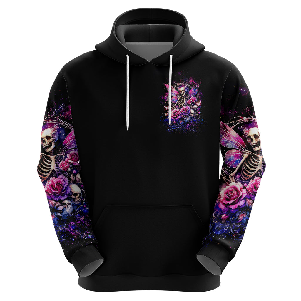 Fairy Skull Zip Hoodie Let Karma Handle Their Fate