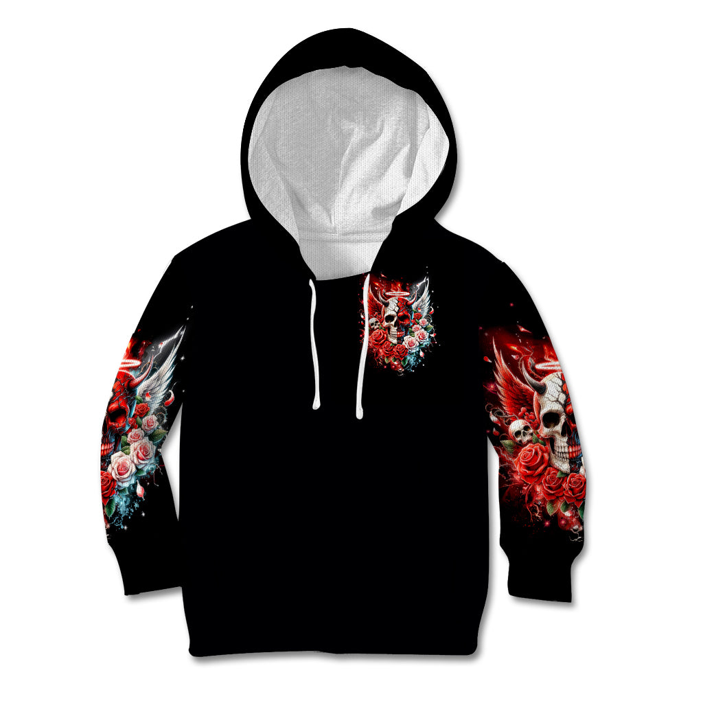 Evil Angel Skull Kid Hoodie Even The Devil Was Once An Angel