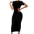 Evil Angel Skull Short Sleeve Bodycon Dress Even The Devil Was Once An Angel