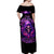 Reaper Skull Off Shoulder Maxi Dress I'm Not Ant-Social I'm Just Not User Friendly
