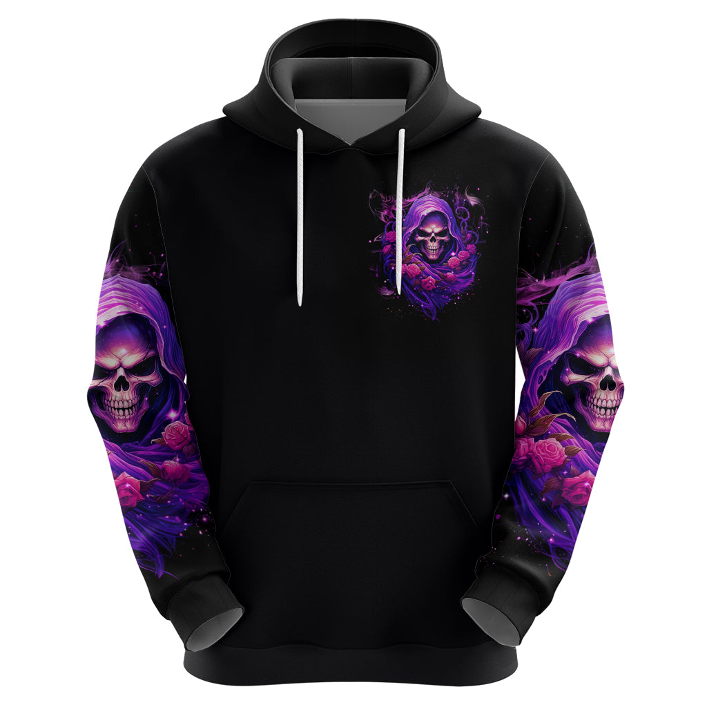 Reaper Skull Zip Hoodie I'm Not Ant-Social I'm Just Not User Friendly