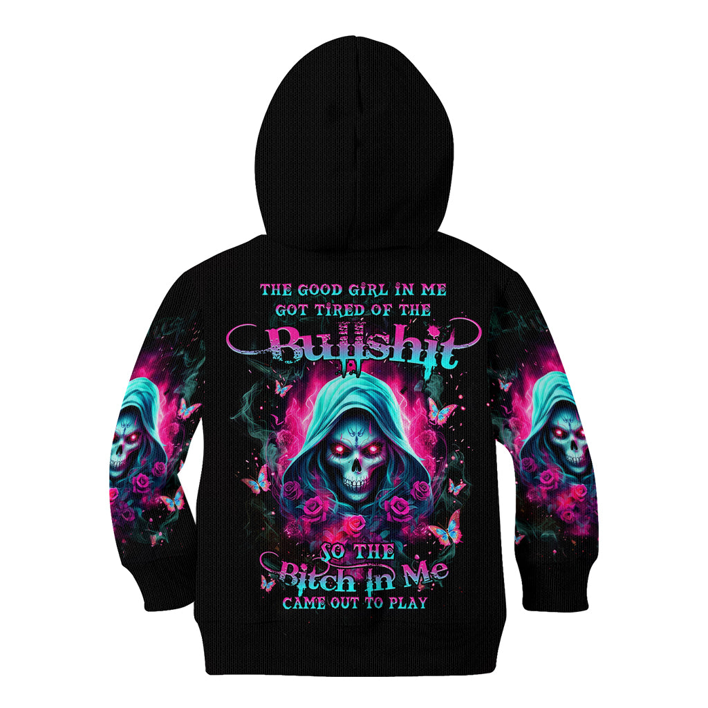 Witch Skull Kid Hoodie The Good Girl In Me Got Tired Of The Bullshit