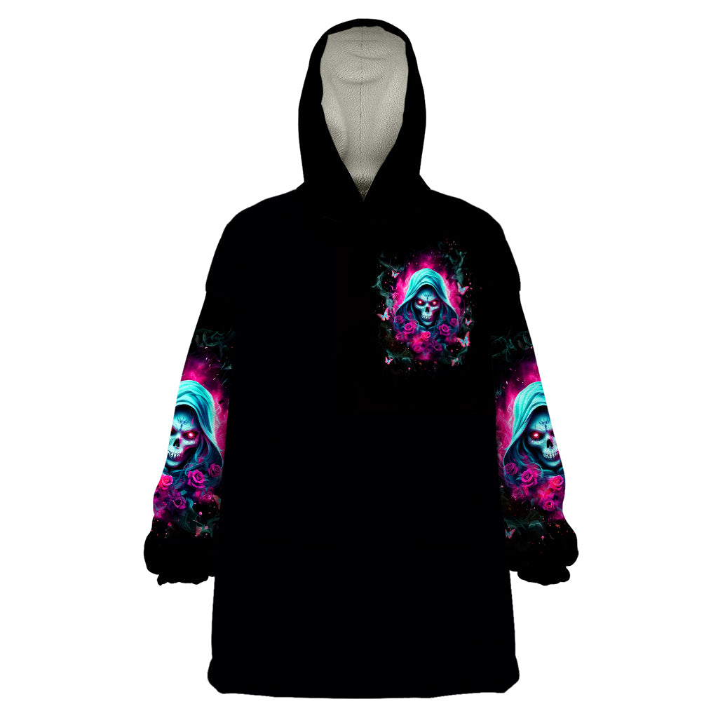 Witch Skull Wearable Blanket Hoodie The Good Girl In Me Got Tired Of The Bullshit