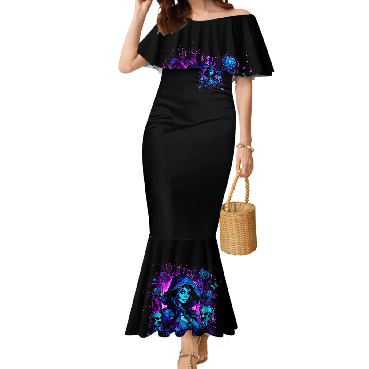 Witch Skull Mermaid Dress Assuming Was Like Most Girls Was Your First Mistake