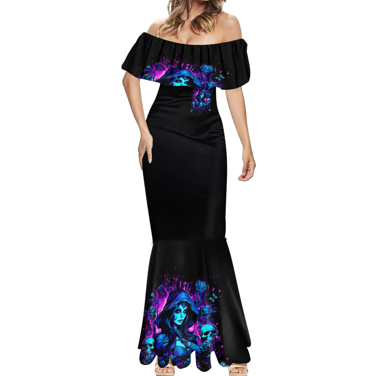 Witch Skull Mermaid Dress Assuming Was Like Most Girls Was Your First Mistake