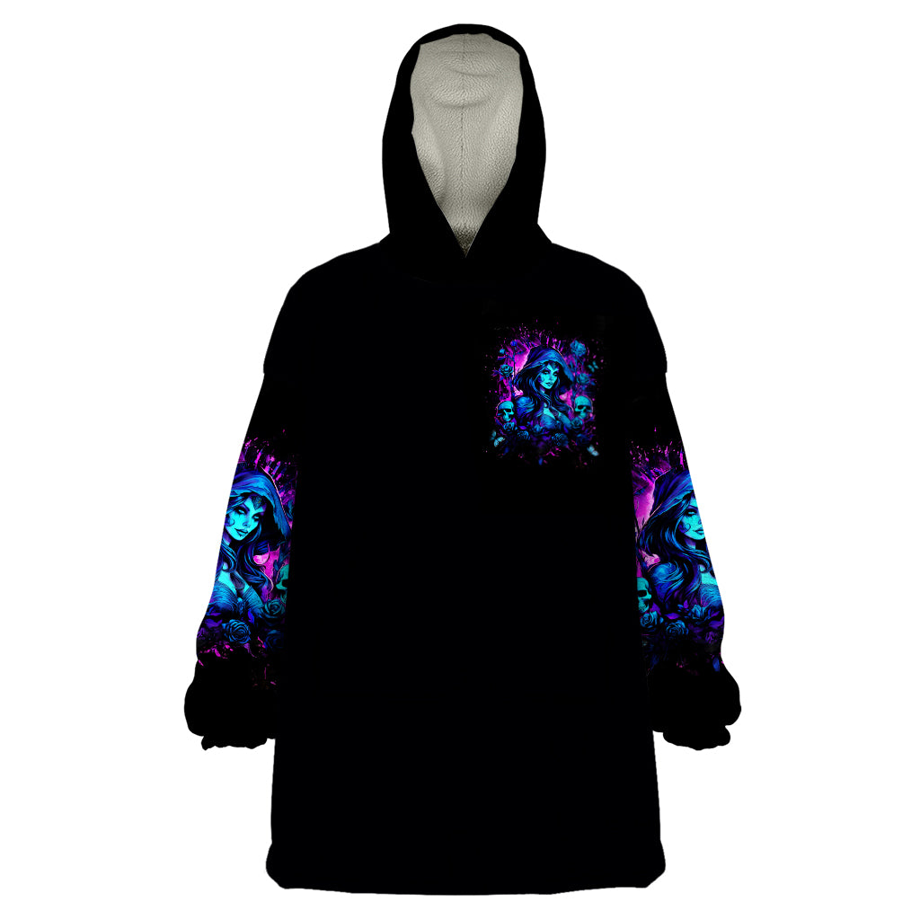 Witch Skull Wearable Blanket Hoodie Assuming Was Like Most Girls Was Your First Mistake