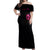 Witch Skull Off Shoulder Maxi Dress I'm Not Ant-Social I'm Just Not User Friendly
