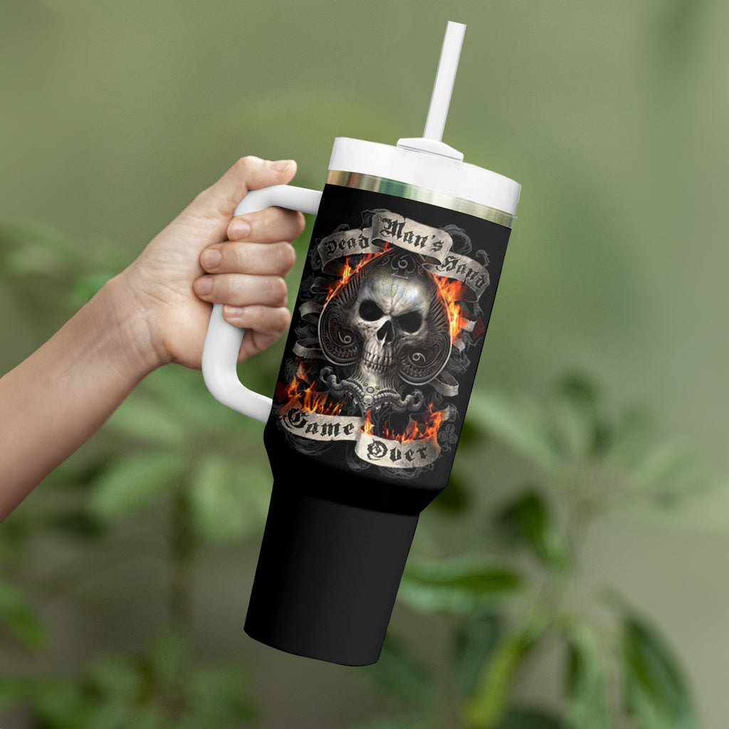 Fairy Skull Tumbler With Handle The Good Girl In Me Got Tired Of The Bullshit
