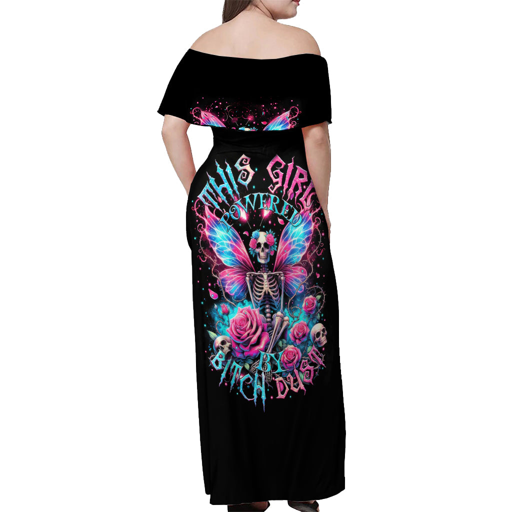 Fairy Skull Off Shoulder Maxi Dress This Girl Powered By Bitch Dust
