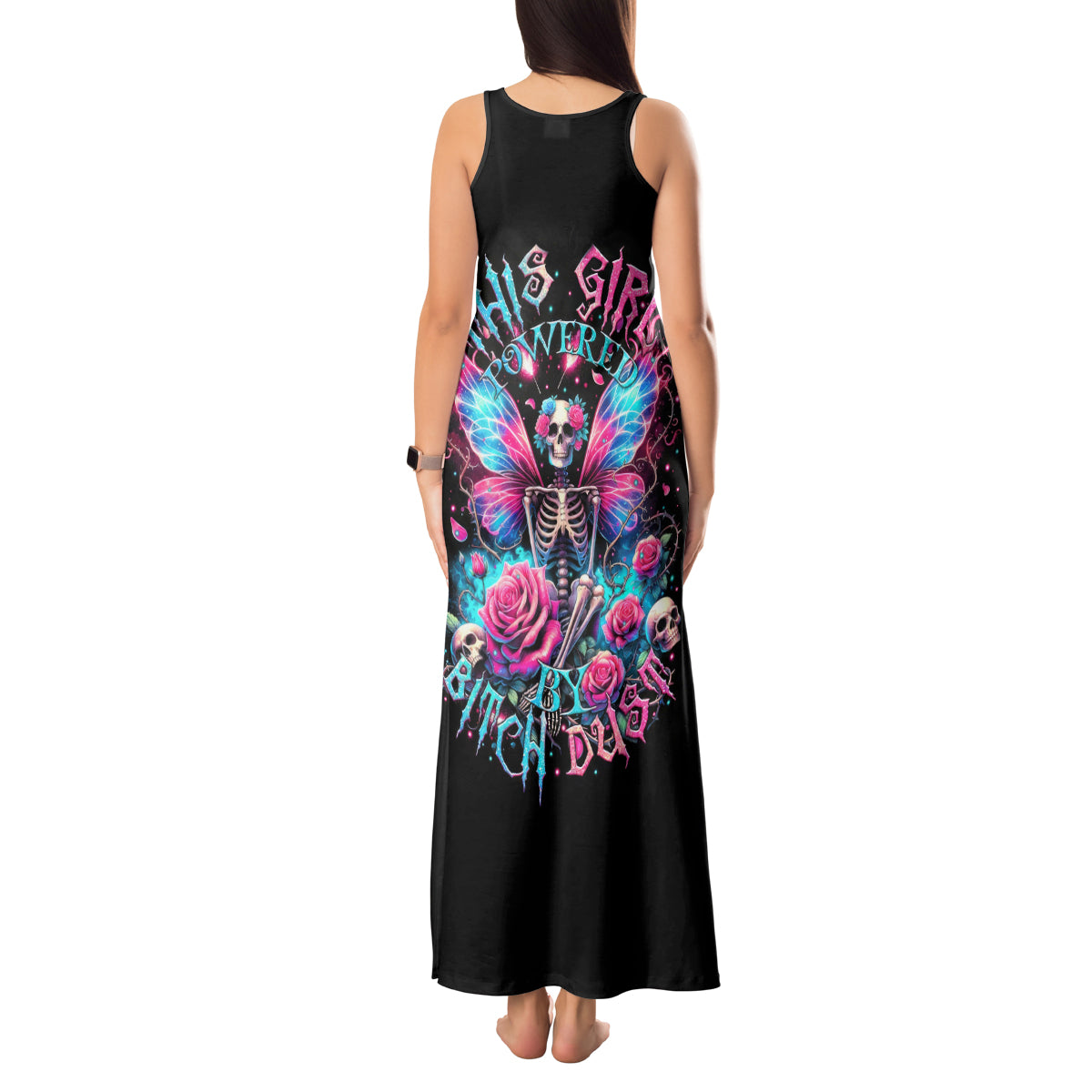 Fairy Skull Tank Maxi Dress This Girl Powered By Bitch Dust