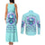 Flower Skull Couples Matching Tank Maxi Dress and Long Sleeve Button Shirt I'm A Bitch With A Low Bullshiit Tolrange Don't Try Me