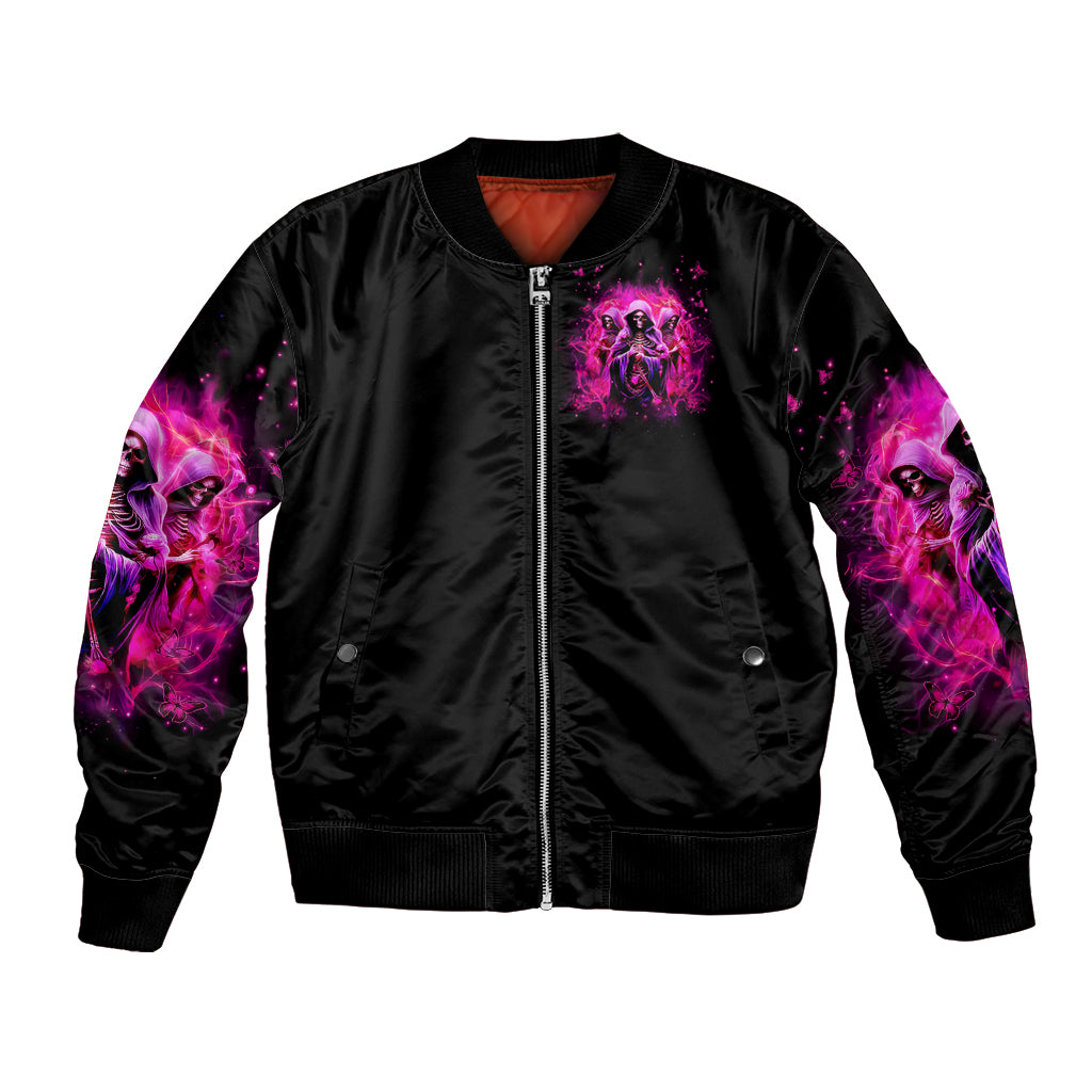 Witch Skull Bomber Jacket Don't Try To Figure Me Out I'm A Special Kind Of Twisted