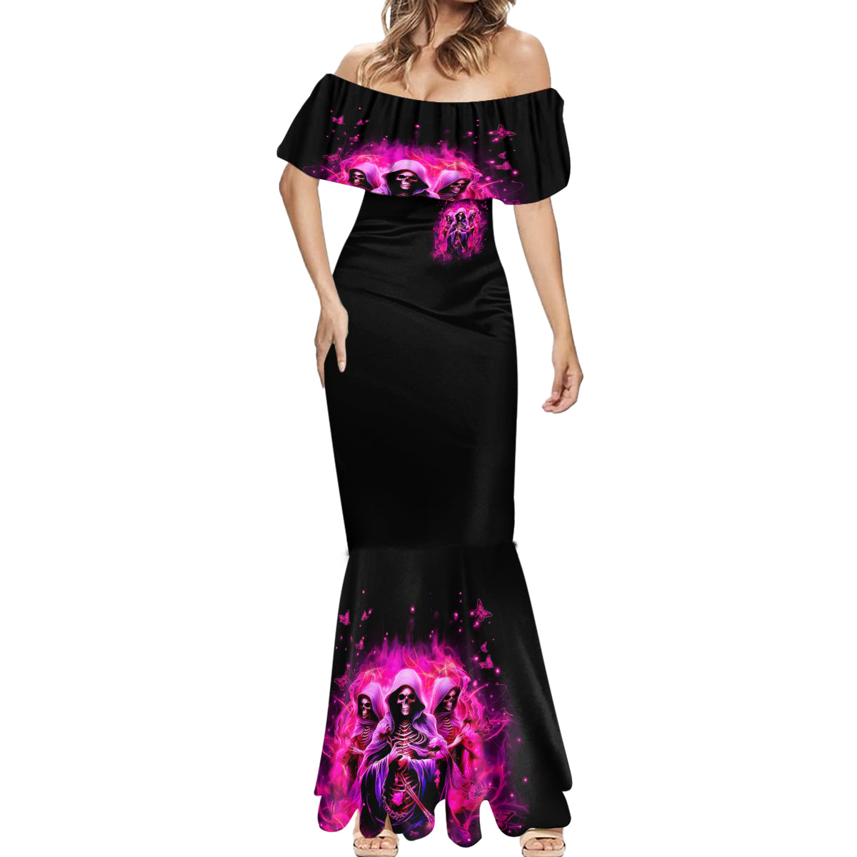 Witch Skull Mermaid Dress Don't Try To Figure Me Out I'm A Special Kind Of Twisted