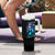 Christmas Skull Girl Tumbler With Handle Warning This Tattooed Girl Does Not Play With Stupid People