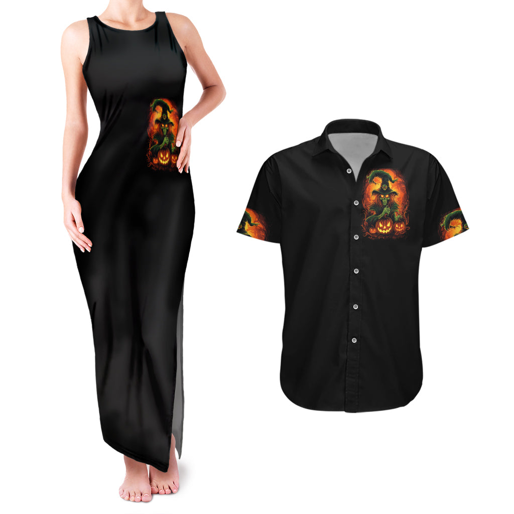 witch-skull-couples-matching-tank-maxi-dress-and-hawaiian-shirt-zero-fucking-given