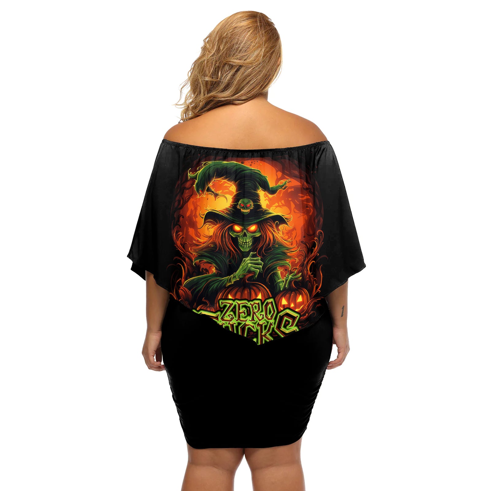 witch-skull-off-shoulder-short-dress-zero-fucking-given
