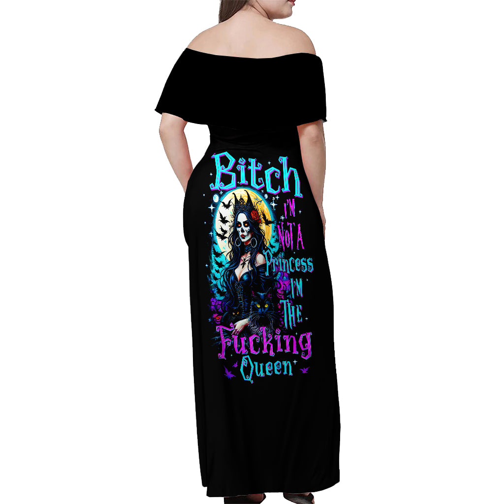 witch-skull-off-shoulder-maxi-dress-bitch-im-not-a-princess-im-the-fucking-queen
