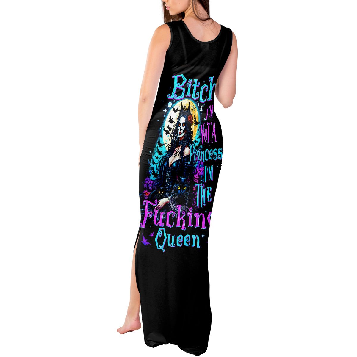 witch-skull-tank-maxi-dress-bitch-im-not-a-princess-im-the-fucking-queen