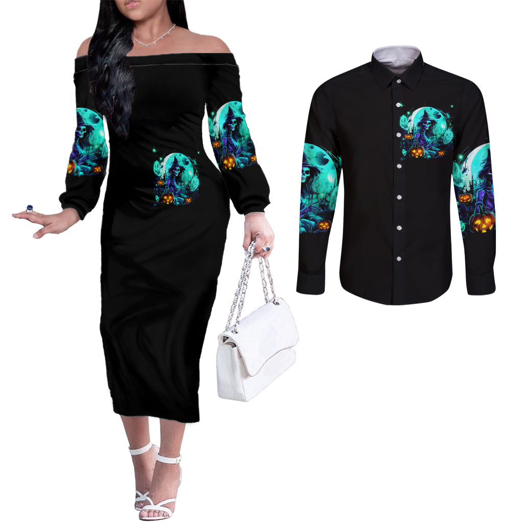 witch-skull-couples-matching-off-the-shoulder-long-sleeve-dress-and-long-sleeve-button-shirts-come-with-us-and-you-will-see-our-halloween