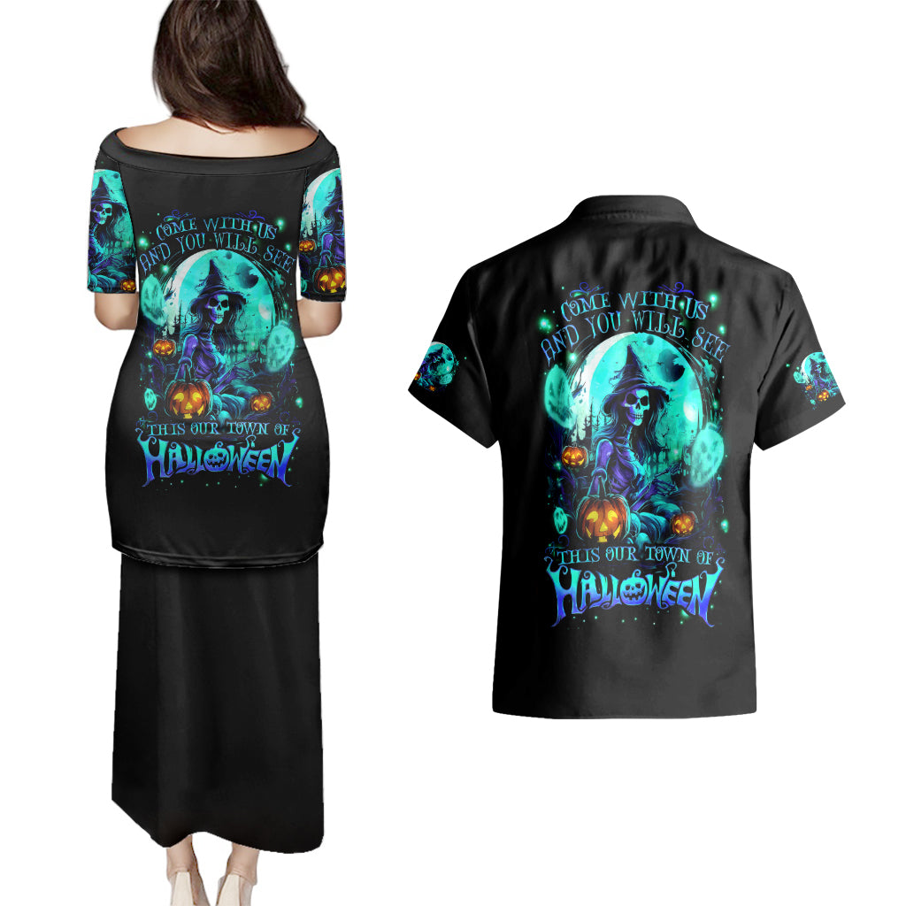 witch-skull-couples-matching-puletasi-dress-and-hawaiian-shirt-come-with-us-and-you-will-see-our-halloween