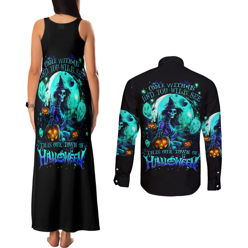 witch-skull-couples-matching-tank-maxi-dress-and-long-sleeve-button-shirts-come-with-us-and-you-will-see-our-halloween