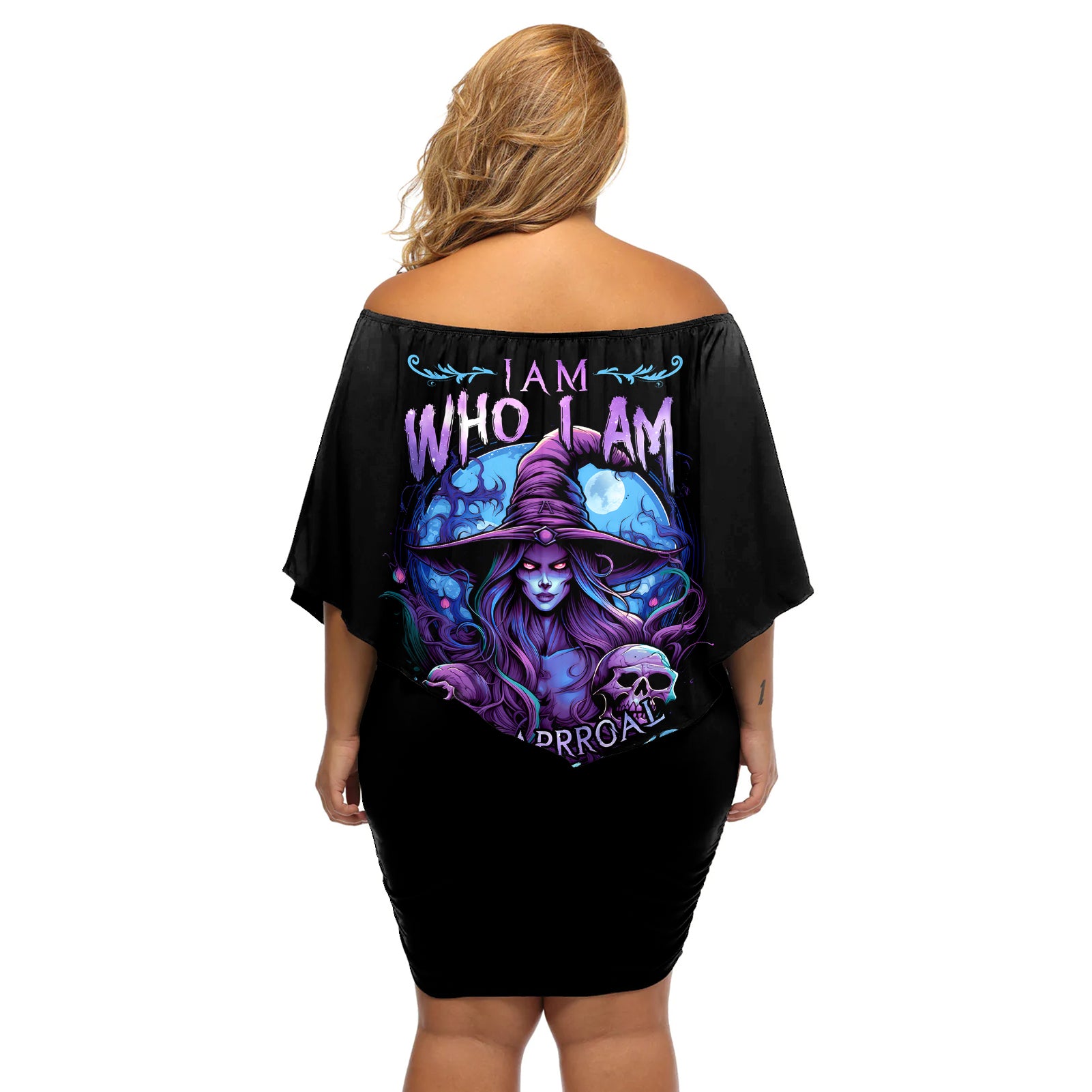 witch-skull-off-shoulder-short-dress-iam-who-iam-your-approval-isnt-need