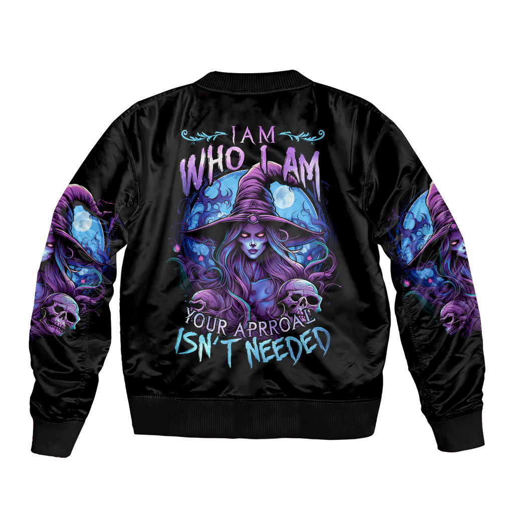witch-skull-sleeve-zip-bomber-jacket-iam-who-iam-your-approval-isnt-need