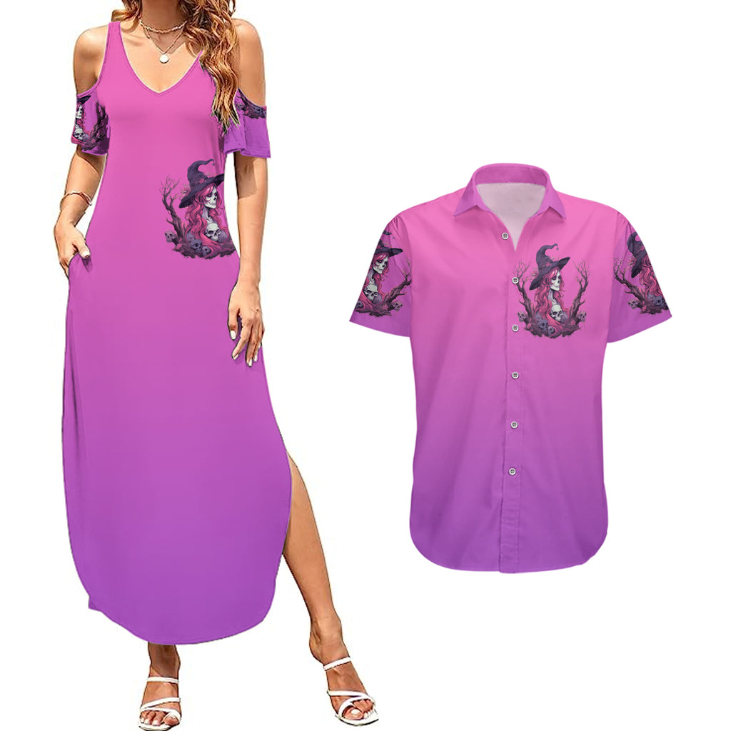 witch-skull-couples-matching-summer-maxi-dress-and-hawaiian-shirt-im-a-grumpy-old-lady-sarcasm-depends-on-your-stupidity