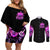 Queen Skull Couples Matching Off Shoulder Short Dress and Long Sleeve Button Shirt Bitch I'm Not A Princess I'm The Fucking Queen