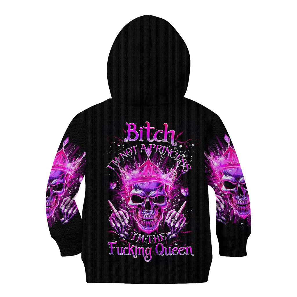 Queen Skull Kid Hoodie Bitch I'm Not A Princess I'm The Fucking Queen