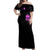 Queen Skull Off Shoulder Maxi Dress Bitch I'm Not A Princess I'm The Fucking Queen