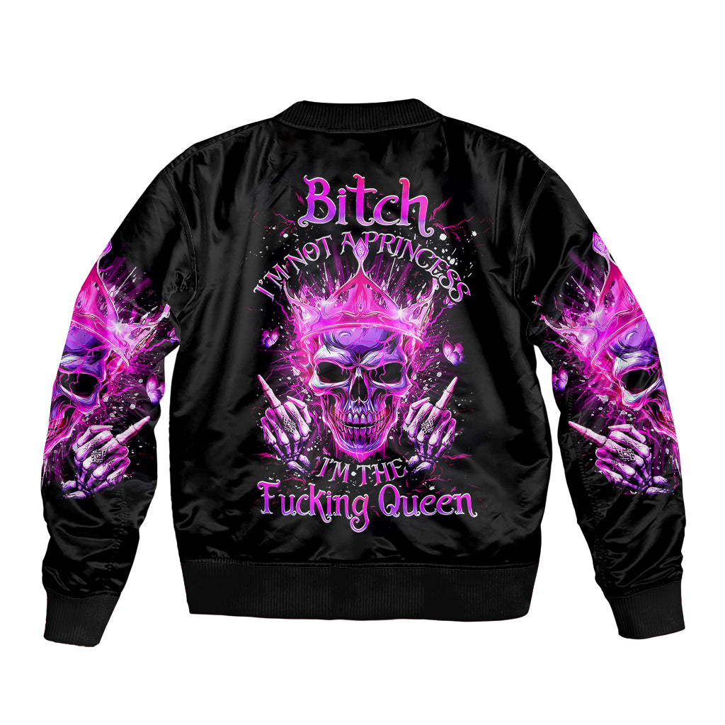 queen-skull-sleeve-zip-bomber-jacket-bitch-im-not-a-princess-im-the-fucking-queen
