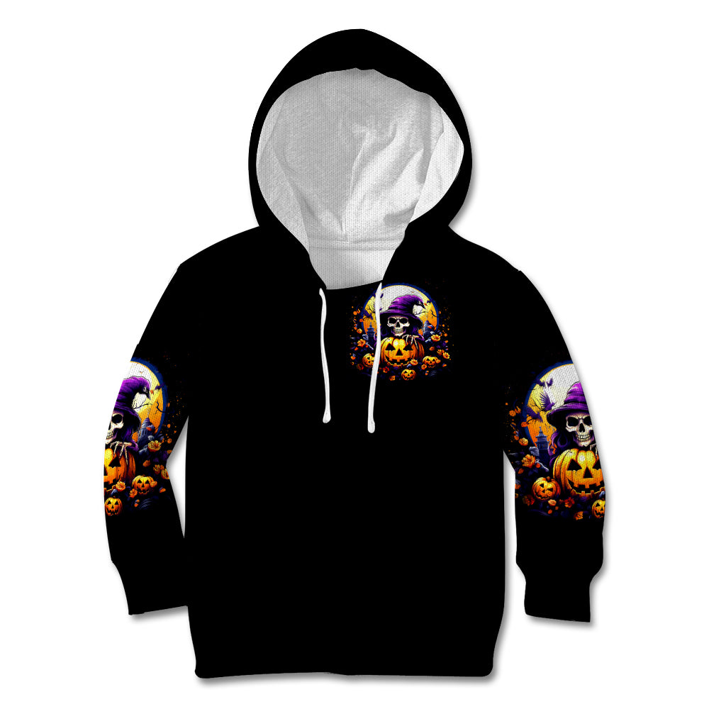 Pumpkin Witch Skull Kid Hoodie In My Defense The Moon Was Full And I Was Left Unsupervided