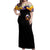Pumpkin Witch Skull Off Shoulder Maxi Dress In My Defense The Moon Was Full And I Was Left Unsupervided