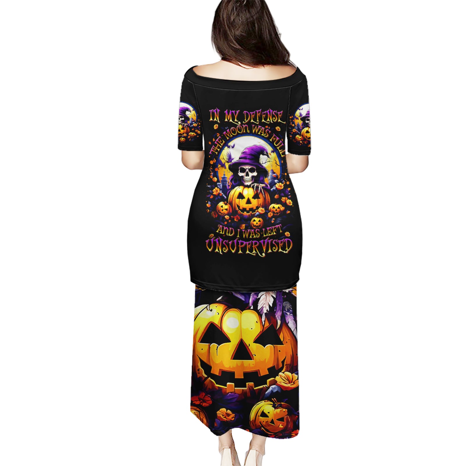 Pumpkin Witch Skull Puletasi In My Defense The Moon Was Full And I Was Left Unsupervided